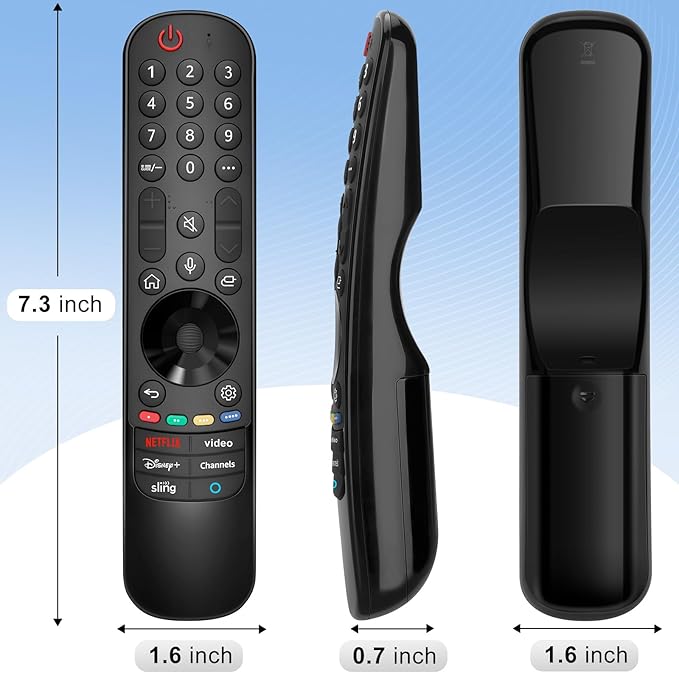 AN-MR24gn-Magic-for-LG-Smart-TV-Voice-Remote-Control-Replacement Universal Compatible with LG OLED Webos Thinq Nano Cell Service TVs for AKB75855501 MR23gn MR22gn MR21ga MR20ga