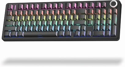 Aula F99 Pro Wireless Silent Mechanical Office Keyboard with Knob Num Pad - Image 1