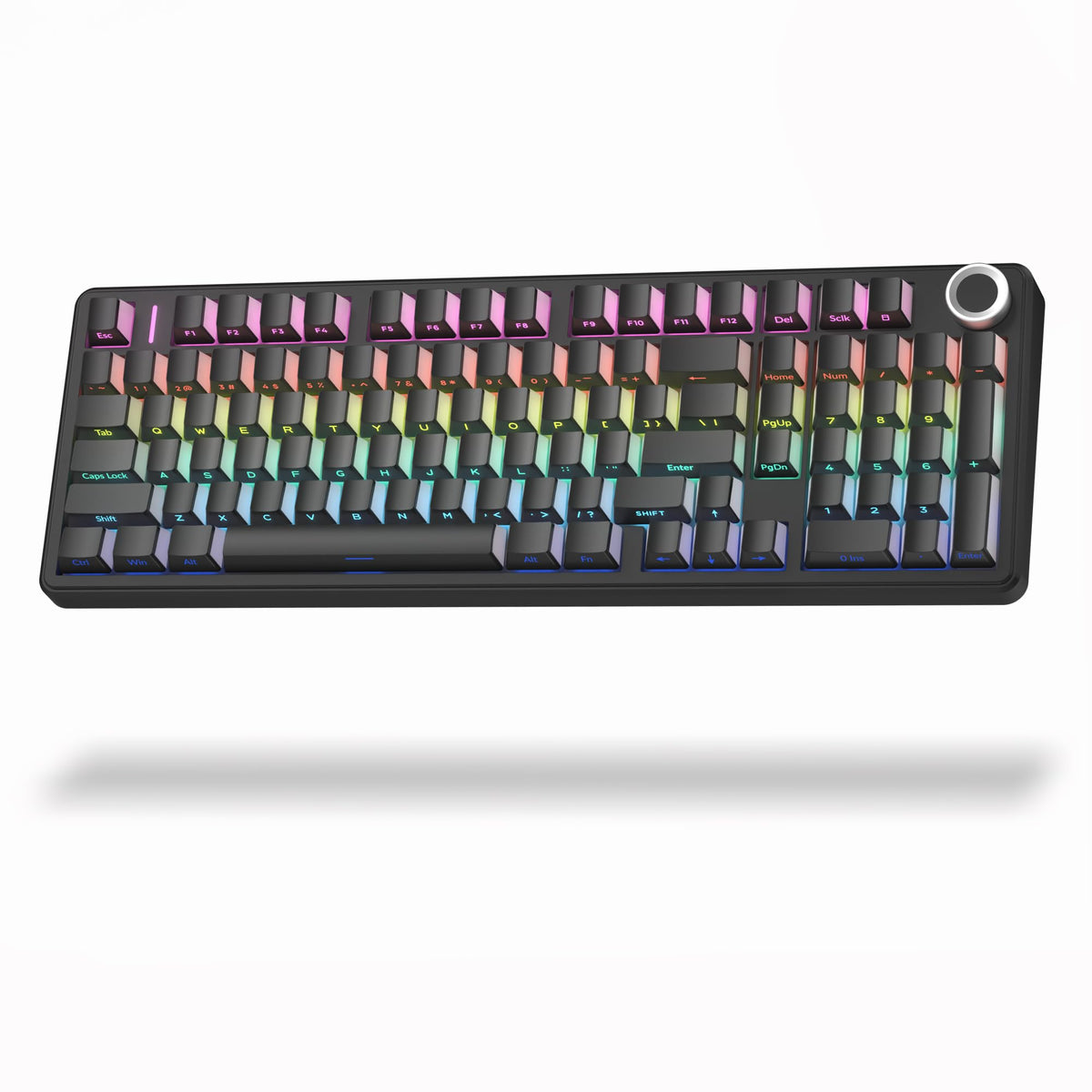 Aula F99 Pro Wireless Silent Mechanical Office Keyboard with Knob Num Pad