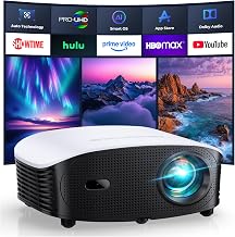 GooDee AI Smart Mini Projector with WiFi & Bluetooth, Auto Focus & Keystone - Image 1