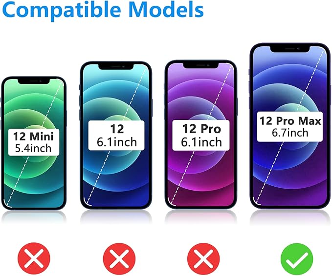 for iPhone 12 Pro Max Screen Replacement 6.7 Inch, Diykitpl 3D Touch LCD Digitizer Screen for A2342, A2412, A2411, A2410 with Repair Tools Kit+Screen Protector+Waterproof Seal