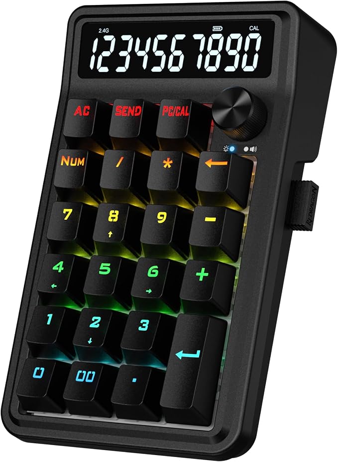 Redragon K733 PRO Wireless Gasket RGB Number Pad, Dual PC & Calculate Modes