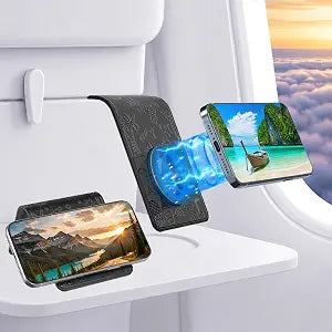 Magnetic Airplane Phone Holder, Foldable Flexible Phone Stand