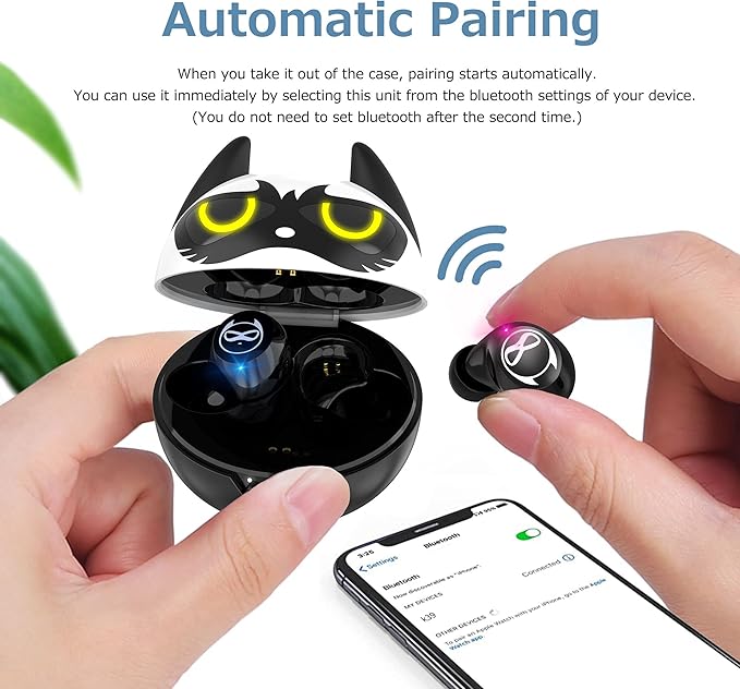 Kid Earbuds, 85dB Volume Limit, Wireless Earbuds for Kids, 36H Playtime, Girls Boys Bluetooth Headphones with Mic, Fast Charging, Small Ear Buds for Kids for iPad/Tablet/Travel/School, Frog