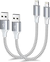 [Apple MFi Certified] Short iPhone Charger 1ft 2Pack,USB A to Lightning - Image 1