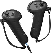 STARTRC GAMES Charging Controller Grip for Meta Quest 3/3s, Handle Battery Cover and Adjustable Knuckle Strap, Silicone Controller Grip with Rechargeable Batteries - Image 1