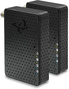Hitron HTEM5 MoCA 2.5 Network Adapter (2-Pack) - Extends Network via Coax | NOT a Modem/Router/WiFi | Requires Cable TV Wiring (NOT Satellite) | Works with Cable & Most Fiber (NOT AT&T) | 2.5 Gbps