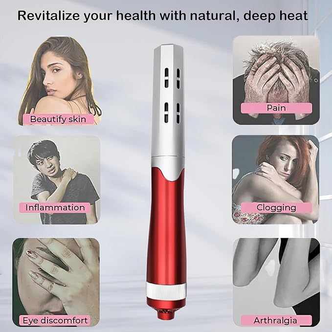 Vibrance 7.0 Terahertz (THZ) Wand Blower, Health Physical Therapy Board, Electric Heating Massage Device for Body and Water Relaxation Terahertz Frequency Wand
