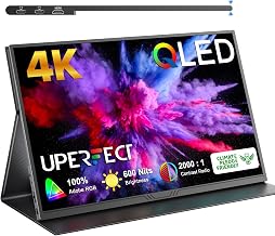 UPERFECT True 4K Portable Monitor QLED, 15.6” 600 Nits 100% AdobeRGB - Image 1