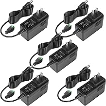 UL Listed 12V 2A 24W AC DC Power Supply Adapter, 5 Pack - Image 1
