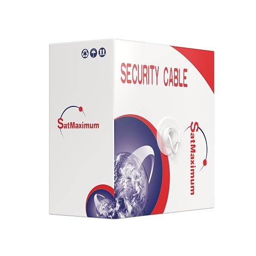 Cables Direct Online 500ft Stranded 22/2 Alarm CCA Shielded Cable for Low Voltage, Burglar System, Fire Detector, Security Station, Door Bell, 22AWG 2 Conductors Wire