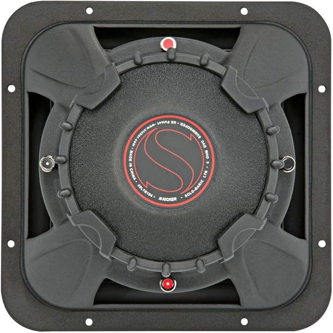 KICKER 45L7R102 L7R 10-Inch (25cm) Subwoofer, Dual Voice Coil, 2-Ohm