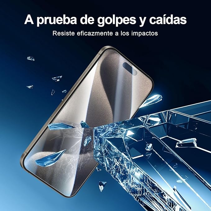 NEW'C 3x for iPhone 15 Pro Max Screen Protector (6.7 inches)+ 3x Camera Lens Protector, Sensor Protection, Case Friendly Tempered Glass Film +Dust Plug- Easy installation tool include