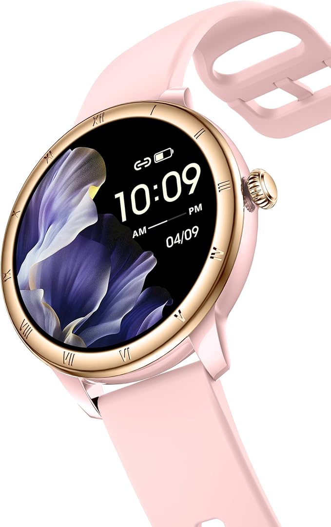 Smart Watch for Women, 1.27" HD Fitness Tracker (Answer/Make Calls) with 110+ Sport Modes/Heart Rate/Sleep Monitor, IP68 Waterproof Fitness Watch for iPhone Android, Best Gifts for Girl Yrs 15-25