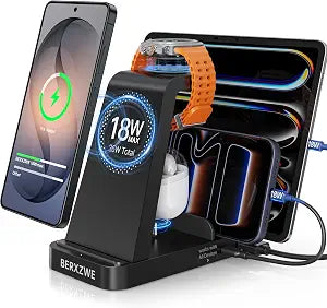 5 in 1 Wireless Charger for Samsung, Fast Charging Station Dock Stand