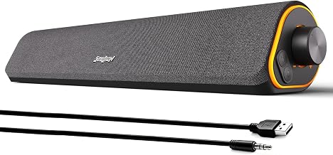 SOULION R50 Bluetooth Computer Speakers, USB Powered & 3.5 Aux - Image 1