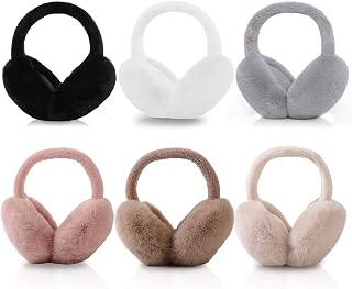 6 Pcs Foldable Winter Earmuffs for Women & Men - Image 1