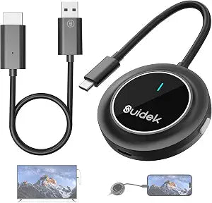 SUIDEK Wireless HDMI Display Dongle Adapter with PD3.0 100W