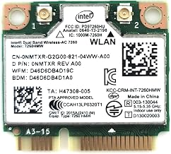 Intel 7260.HMW Dual Band Wireless-AC 7260 Network Adapter PCI Express Half Mini Card 802.11 b/a/g/n/ac - Image 1