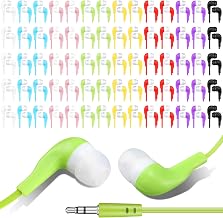 Kigeli 100 Pack Earbuds Compatible, in-Ear Design for Students, Multicolor - Image 1