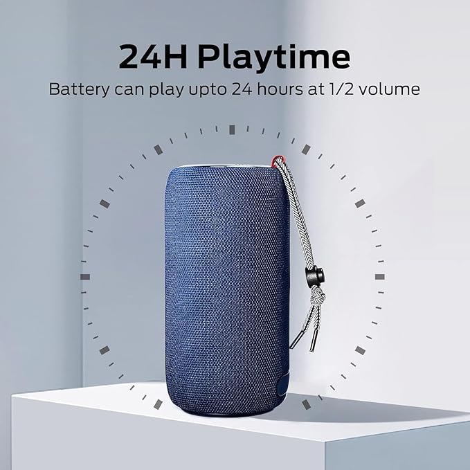 Monster S310 Upgraded Bluetooth Speaker, 30W Portable Speaker True Wireless Stereo Pairing Deliver Dynamic Sound, IPX6 Waterproof, Bluetooth 5.2 Built-in Mic, 24H Playtime, for Party, Outdoor, Blue