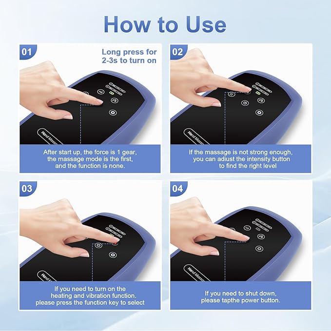 White Elephant Gifts Hand Massager with Heat and Compression,Cordless Hand Massager for Hand Stiffness and Fatigue,Electric Hand Massage for Relaxation,Christmas Gifts for Women and Men