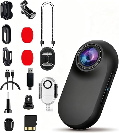 Xilecam Mini Body Camera Magnetic, 30‑Meter Waterproof, Thumb‑Sized
