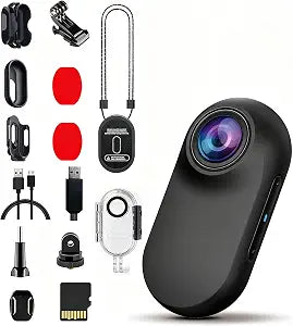 Xilecam Mini Body Camera Magnetic, 30‑Meter Waterproof, Thumb‑Sized