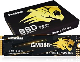 Bestoss NVMe M.2 2280 SSD 512GB Internal PCIe 4.0 Gen4, Up to 7100MB/s - Image 1