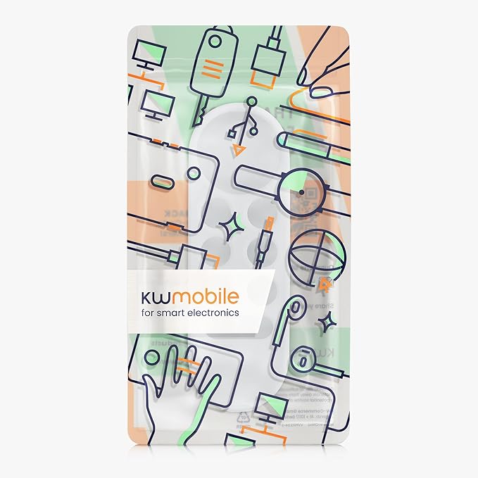 kwmobile Case Compatible with Google Chromecast 2020 4K / Chromecast 2022 HD Case - Soft Silicone Cover for Remote Control - Grey