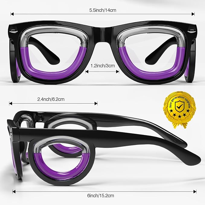 Hion 2 Pairs Adult Anti- Motion Sickness Smart Glasses, Ultra-Light Portable Nausea Relief Liquid Glasses, Carsickness Airsickness Seasickness Glasses, Kids Travel/Cruise Essentials（White+Black