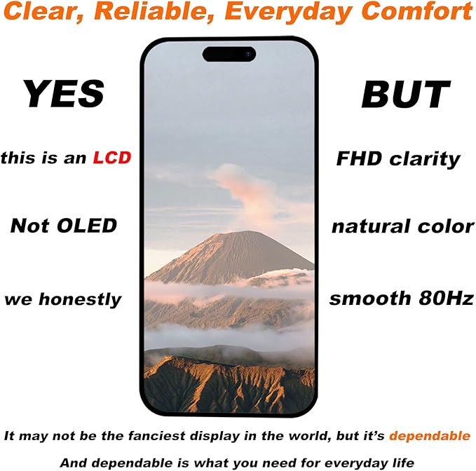 DIGI4U LCD for iPhone 16 Pro Max Screen Replacement, 6.9''[3D Touch][Small Notch] Screen for iPhone 16 Pro Max Display Digitizer Assembly, with Repair Tools for iPhone 16 Pro Max LCD