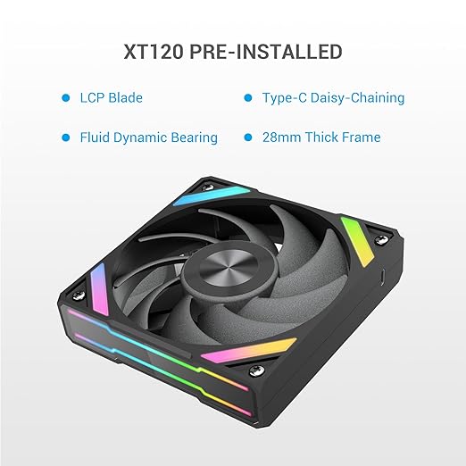 SAMA Q60 360mm AIO Liquid CPU Cooler, 2.8" LCD Display, Quiet FDB PWM Fans, High-Performance Pump, Intel LGA 1700/1851/1200/115X/2011/1366 & AMD AM5/AM4 Compatible ??Black