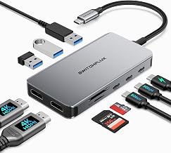 Docking Station Dual Monitor, 10 in 1 USB C Dock with 2 HDMI - Image 1