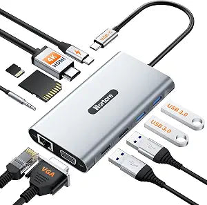 Docking Station USB C Hub Multiport Adapter Triple Display