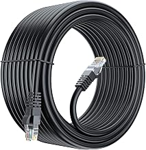 Maximm Cat6 Ethernet Cable 50 Ft, 10 Gbps 550 MHz, Snagless RJ45, Black - Image 1