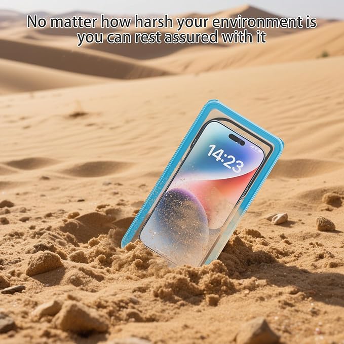 Waterproof Phone Pouch 7.5'',Cruise Essentials IPX8 Waterproof Floating Phone Case/Bag with Lanyard for Snorkeling with Unterwater Touch/Photo for iPhone 17/16/15/14 Pro Max Samsung Galaxy S25 Ultra