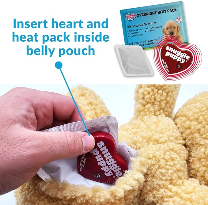 SmartPetLove Special Edition Snuggle Puppy Toys - Heartbeat Puppy for Dogs - Pet Anxiety Relief and Calming Aid - Comfort Dog Toys for Behavioral Training in Doodle