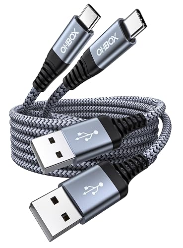USB to USB C Cable 60W Fast Charging [2 Pack 6FT], USB A to USB C Cable for - Image 3