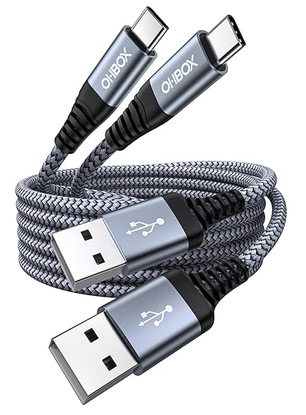 USB to USB C Cable 60W Fast Charging [2 Pack 6FT], USB A to USB C Cable for - Image 5
