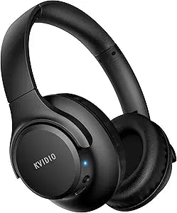 KVIDIO Bluetooth Headphones Wireless Over Ear Headsets 65H Playtime