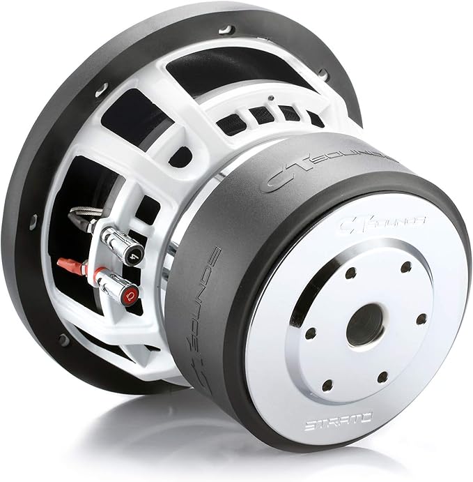 CT Sounds STRATO-8-D4 1200 Watts Max 8 Inch Car Subwoofer Dual 4 Ohm