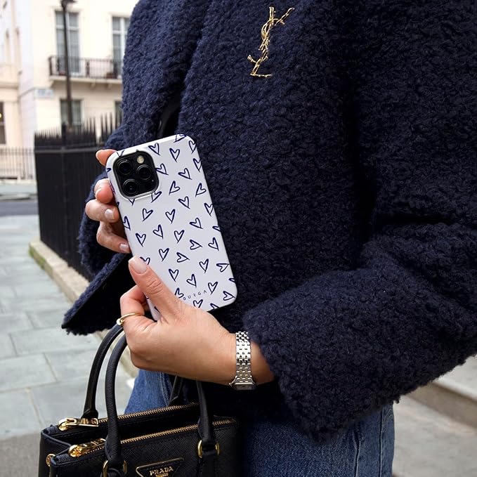 BURGA Phone Case for iPhone 14 - Cute, Trendy, Aesthetic, Pattern Phone Cover, Hard Shell Protection - fits Apple iPhone 14 Case for Women and Men