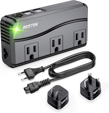BESTEK Universal Travel Adapter 220V to 110V Voltage Converter
