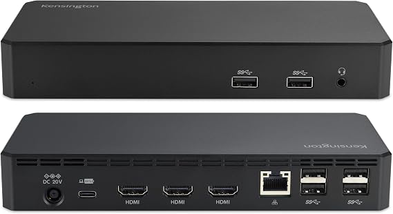 Kensington SD4760P 11-in-1 USB-C Docking Station Triple Monitor DisplayLink Docking Station, 3xHDMI, 100W Charging for Laptop, 6xUSB A, Ethernet, Audio, for Mac and Windows Driver Require K33622NA - Image 7