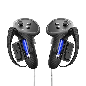 KIWI design Non-Slip Controller Grips with Battery Opening for Quest 3/3S
