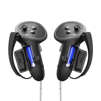 KIWI design Non-Slip Controller Grips with Battery Opening for Quest 3/3S