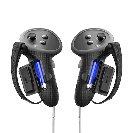 KIWI design Non-Slip Controller Grips with Battery Opening for Quest 3/3S