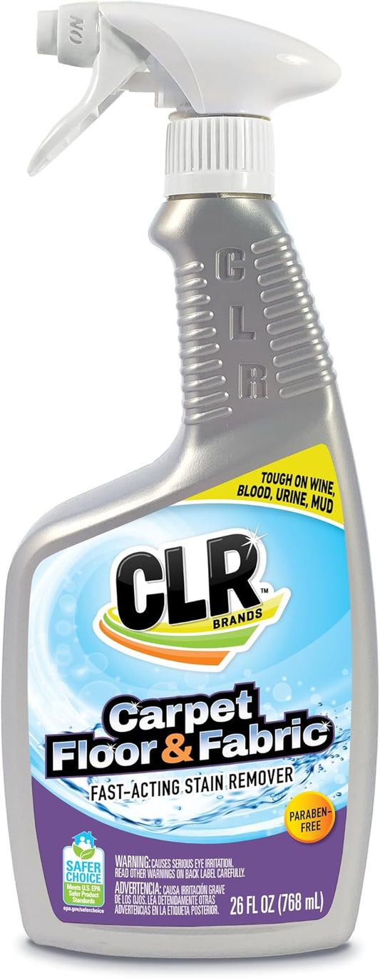 CLR Stain-Free Carpet, Floor & Fabric, Fast-Acting Stain Remover, 26 Ounce