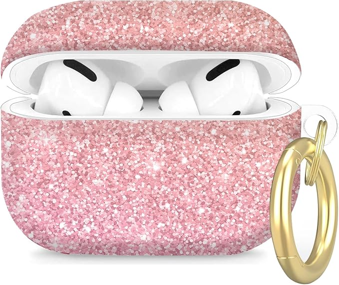 Compatible with Airpod Pro 2nd/1st Generation,360° Full Protection Cover for Girl Women,Cute Accessories Hard Case Portable & Shockproof for Airpod Pro 2nd Charging Case 2023/2022/2019(Pink Scale)